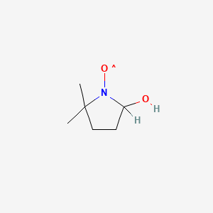 molecular formula C6H12NO2 B1228002 2,2-Dimethyl-5-hydroxy-1-pyrrolidinyloxy CAS No. 55482-03-6