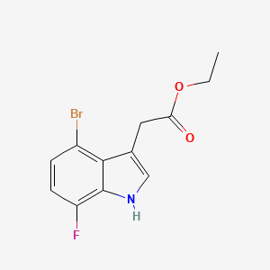 Ethyl 4-Bromo-7-fluoroindole-3-acetate