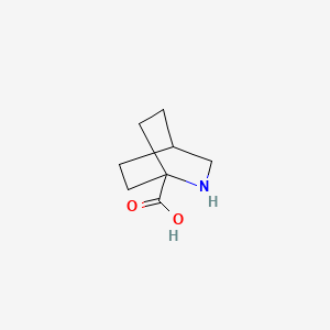 molecular formula C8H13NO2 B12280040 2-Azabicyclo[2.2.2]octane-1-carboxylic acid 