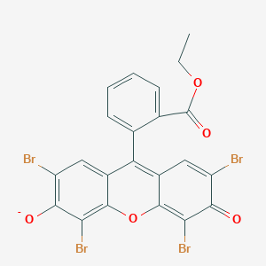 molecular formula C22H11Br4O5- B1228007 Ethyl eosin anion 