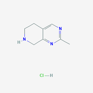 2-Methyl-5,6,7,8-tetrahydropyrido[3,4-d]pyrimidine hydrochloride