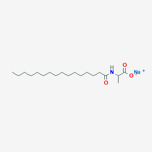 Sodium;2-(hexadecanoylamino)propanoate