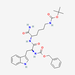 molecular formula C30H39N5O6 B12280242 Z-Trp-Lys(Boc)-NH2 