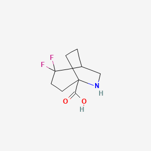 2,2-Difluoro-6-azabicyclo[3.2.2]nonane-5-carboxylic acid