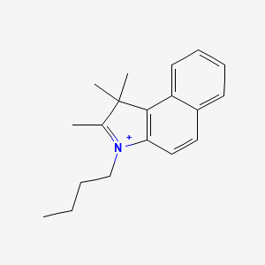 molecular formula C19H24N+ B12280285 3-butyl-1,1,2-trimethyl-1H-benzo[e]indolium 