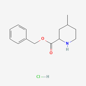 Benzyl (+/-)-trans-4-methyl-piperidine-2-carboxylate hydrochloride