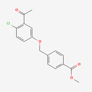 methyl 4-[(3-acetyl-4-chlorophenoxy)methyl]benzoate