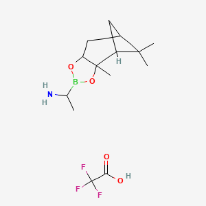 (R)-BoroVal-(+)-Pinanediol-CF3CO2H