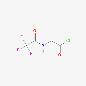 molecular formula C4H3ClF3NO2 B12280377 (2,2,2-Trifluoro-acetylamino)-acetyl chloride 