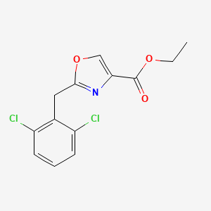 Ethyl 2-(2,6-Dichlorobenzyl)oxazole-4-carboxylate