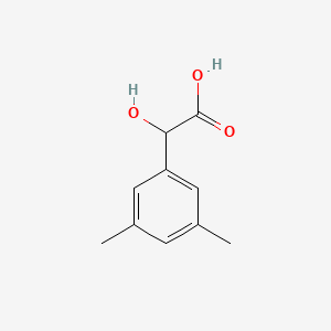 molecular formula C10H12O3 B12280475 2-(3,5-Dimethylphenyl)-2-hydroxyacetic acid CAS No. 187752-85-8