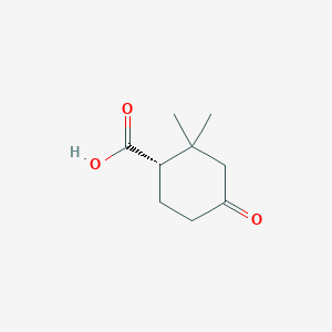 (1S)-2,2-dimethyl-4-oxocyclohexane-1-carboxylic acid