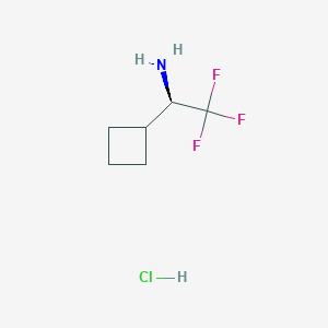 (R)-1-Cyclobutyl-2,2,2-trifluoroethan-1-amine hydrochloride