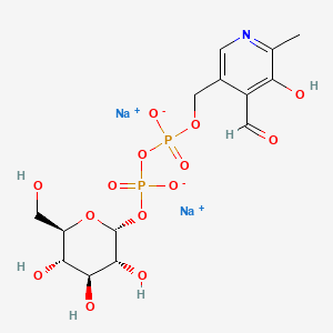 molecular formula C14H19NNa2O14P2 B1228050 Pyridoxal(5')diphospho(1)-glucose CAS No. 80503-46-4