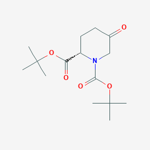 (S)-Di-Tert-butyl 5-oxopiperidine-1,2-dicarboxylate