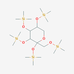 molecular formula C21H52O6Si5 B12280522 A-Fructopyranose, TMS 