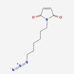 molecular formula C10H14N4O2 B12280525 1-(6-Azidohexyl)-1H-pyrrole-2,5-dione CAS No. 1010386-65-8