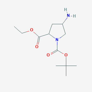 1-Tert-butyl 2-ethyl (2S,4R)-4-aminopyrrolidine-1,2-dicarboxylate