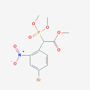 Methyl 2-(4-Bromo-2-nitrophenyl)-2-(dimethoxyphosphoryl)acetate