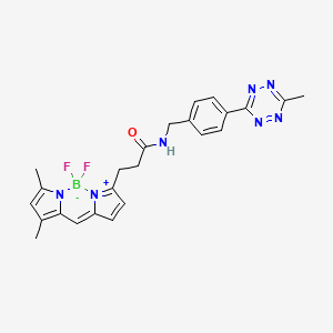 molecular formula C24H24BF2N7O B12280585 BDP FL methyltetrazine 