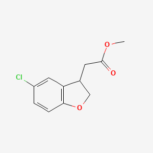 Methyl 5-Chloro-2,3-dihydrobenzofuran-3-acetate