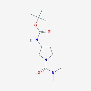 tert-Butyl (1-(dimethylcarbamoyl)pyrrolidin-3-yl)carbamate