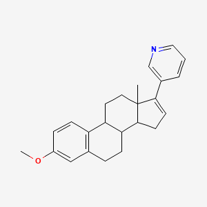 5-[(8S,9S,13S,14S)-3-Methoxy-13-methyl-7,8,9,11,12,13,14,15-octahydro-6H-cyclopenta[a]phenanthren-17-yl]pyridine-2-D