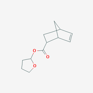 molecular formula C12H16O3 B12280667 2-Tetrahydrofuranyl 5-norbornen-2-carboxylate 