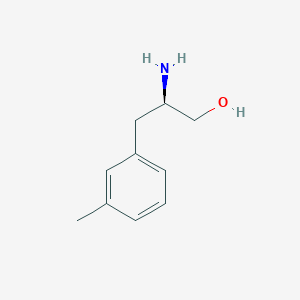 molecular formula C10H15NO B12280704 (R)-b-Amino-3-methylbenzenepropanol 