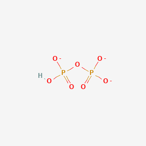 molecular formula HO7P2-3 B1228080 [Hydroxy(oxido)phosphoryl] phosphate CAS No. 42499-21-8