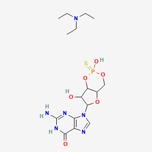 Guanosine 3',5'-cyclic monophosphorothioate, RP-isomer, triethylammonium salt