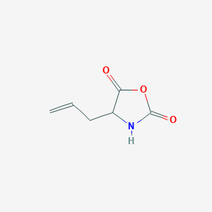 molecular formula C6H7NO3 B12280826 4-Prop-2-enyl-1,3-oxazolidine-2,5-dione 