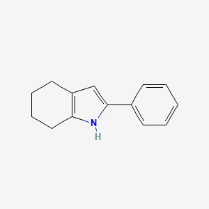 molecular formula C14H15N B1228083 2-苯基-4,5,6,7-四氢-1H-吲哚 CAS No. 15582-97-5