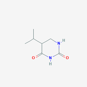 molecular formula C7H12N2O2 B12280876 5-Isopropyldihydropyrimidine-2,4(1H,3H)-dione 