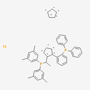 molecular formula C46H44FeP2 B12280907 Walphos SL-W006-1 