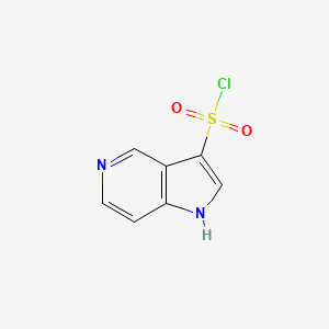 1H-pyrrolo[3,2-c]pyridine-3-sulfonyl chloride