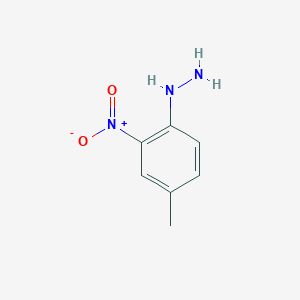 molecular formula C7H9N3O2 B12280983 (4-Methyl-2-nitrophenyl)hydrazine CAS No. 50707-83-0