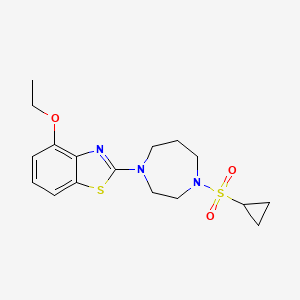 2-[4-(Cyclopropanesulfonyl)-1,4-diazepan-1-yl]-4-ethoxy-1,3-benzothiazole