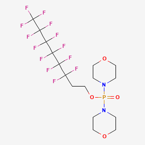 molecular formula C16H20F13N2O4P B1228107 (2-(F-Hexyl)ethyl) dimorpholinophosphoramidate CAS No. 134051-89-1