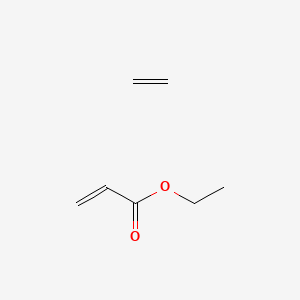 molecular formula C7H12O2 B1228108 2-Propenoic acid, ethyl ester, polymer with ethene CAS No. 9010-86-0