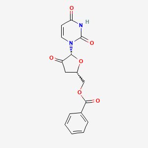 1-(5'-O-Benzoyl-3'-deoxypentofuran-2'-ulosyl)uracil