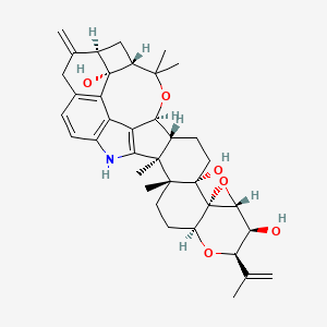 molecular formula C37H45NO6 B1228117 Penitrem E CAS No. 78213-66-8