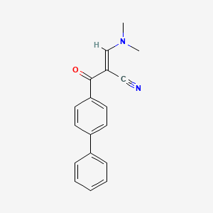 2-([1,1'-Biphenyl]-4-carbonyl)-3-(dimethylamino)acrylonitrile