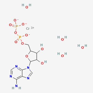 molecular formula C10H20CrN5O14P2 B1228119 Chromium adenosine diphosphate CAS No. 73037-58-8