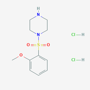 1-(2-Methoxy-benzenesulfonyl)-piperazine dihydrochloride