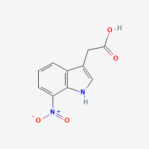 molecular formula C10H8N2O4 B12281265 7-Nitroindole-3-acetic Acid 