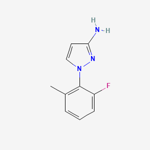 molecular formula C10H10FN3 B12281270 1-(2-Fluoro-6-methylphenyl)-1H-pyrazol-3-amine 