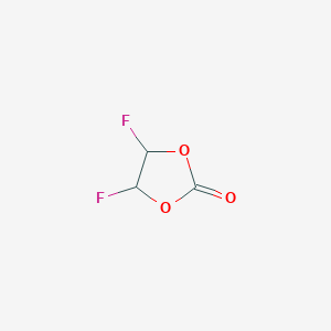 molecular formula C3H2F2O3 B12281284 4,5-Difluoro-1,3-dioxolan-2-one CAS No. 171730-81-7