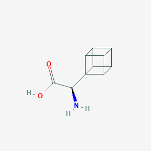 molecular formula C10H11NO2 B12281325 (R)-2-Amino-2-(cuban-1-yl)acetic acid 