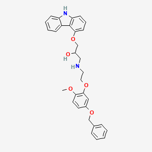 molecular formula C31H32N2O5 B12281354 5'-Benzyloxy Carvedilol 